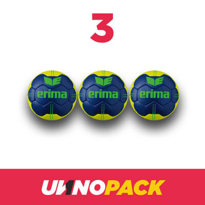 UNNOPACK BOLAS ANDEBOL ERIMA PURE GRIP Nº4 AZUL NEW NAVY - 3 UND