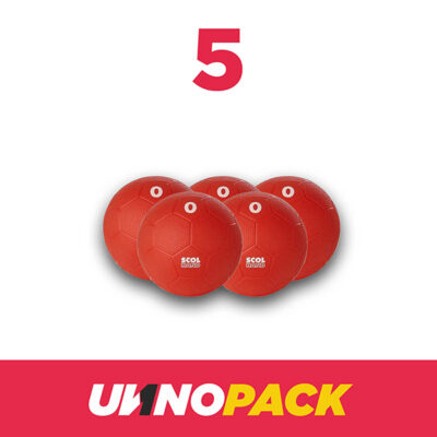 UNNOPACK BOLA ANDEBOL SCOL'HAND - 5 UND