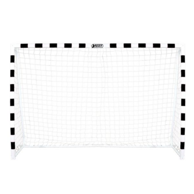 BALIZA LISTADA PRETA E BRANCA 3 X 2 X 0,9 MT