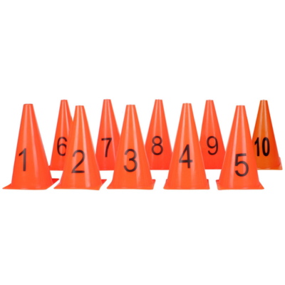 CONES NUMERADOS 1 A 10 - 23 CM