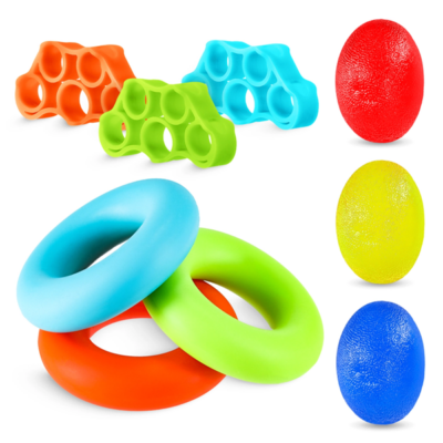 CONJUNTO EXERCITADORES MÃOS E DEDOS 9 UDS