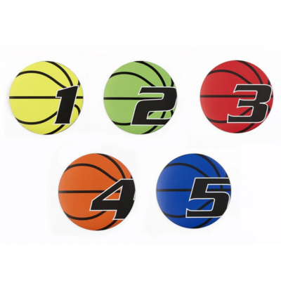 DISCOS NUMERADOS LAÇAMENTOS BASQUETEBOL