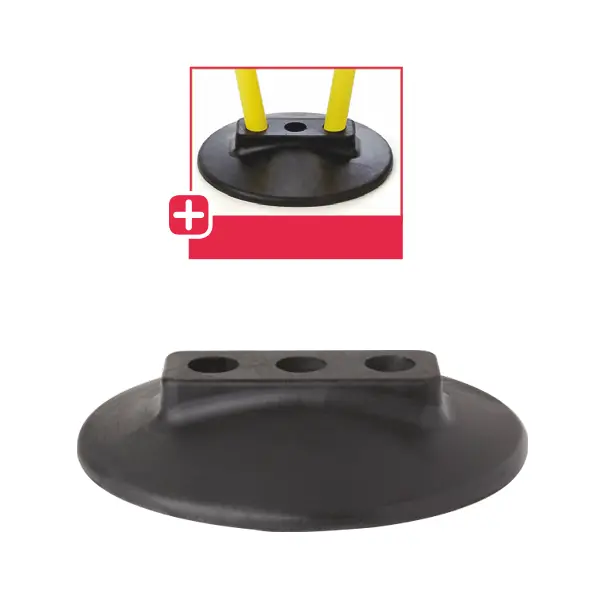 BASE BORRACHA 3 POSIÇÕES