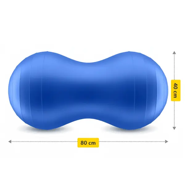 BOLA GINÁSTICA AMENDOIM 40X80 CM