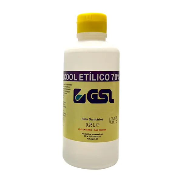 ALCOOL ETILICO A 70º 250 ML