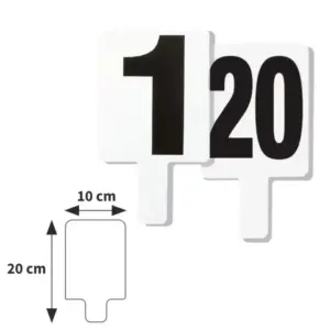 PLACAS SUBSTITUICAO DE JOGADORES VOLEIBOL (X20)