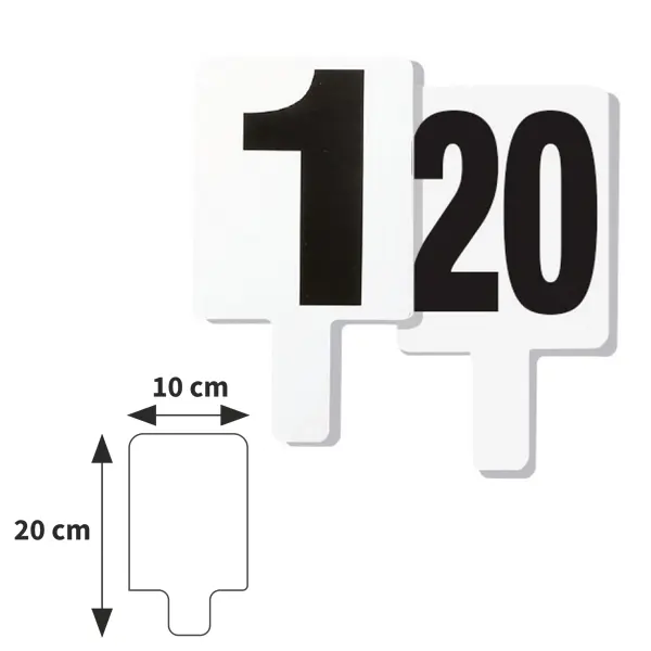 PLACAS SUBSTITUICAO DE JOGADORES VOLEIBOL (X20)